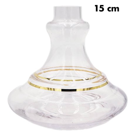 Base Cristal Tradicional Golden Lines 15cm.