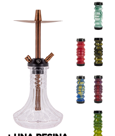 CACHIMBA COLD SMOKE ARROW MINI GOLD ROSE RESIN